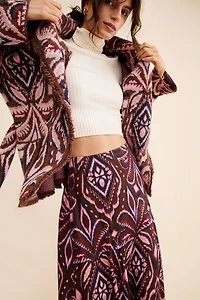 Nuuly x Farm Rio Pineapple Ikat Knit Blazer
