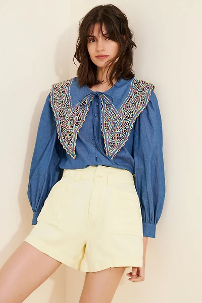 CeliaB Begona Denim Top