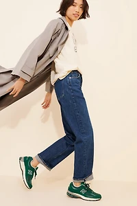 AGOLDE Fran Low Slung Straight Cuffed Jeans