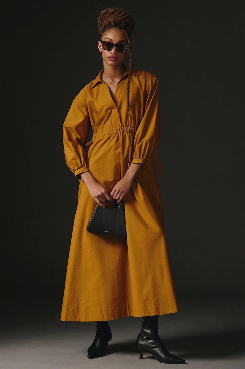 Maeve Cinched Shirt Dress