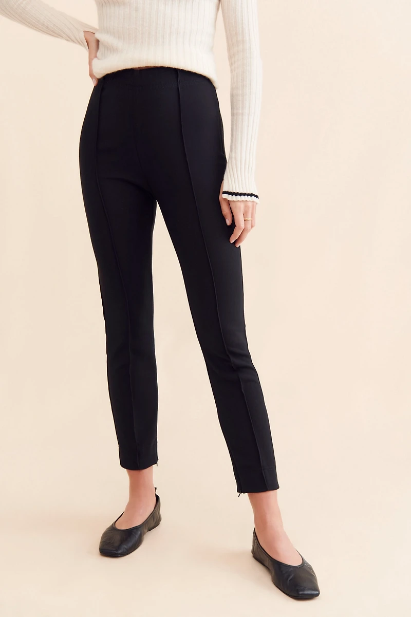 High-Rise Legging Trousers