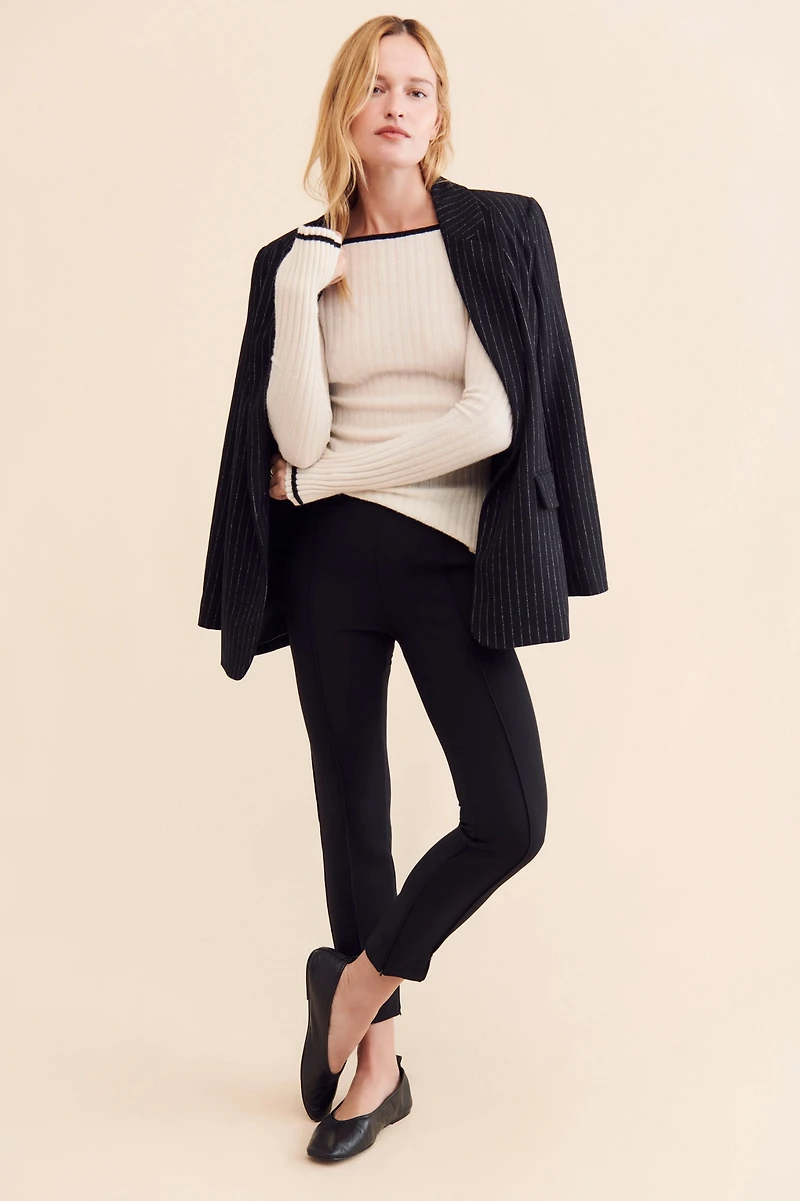 High-Rise Legging Trousers