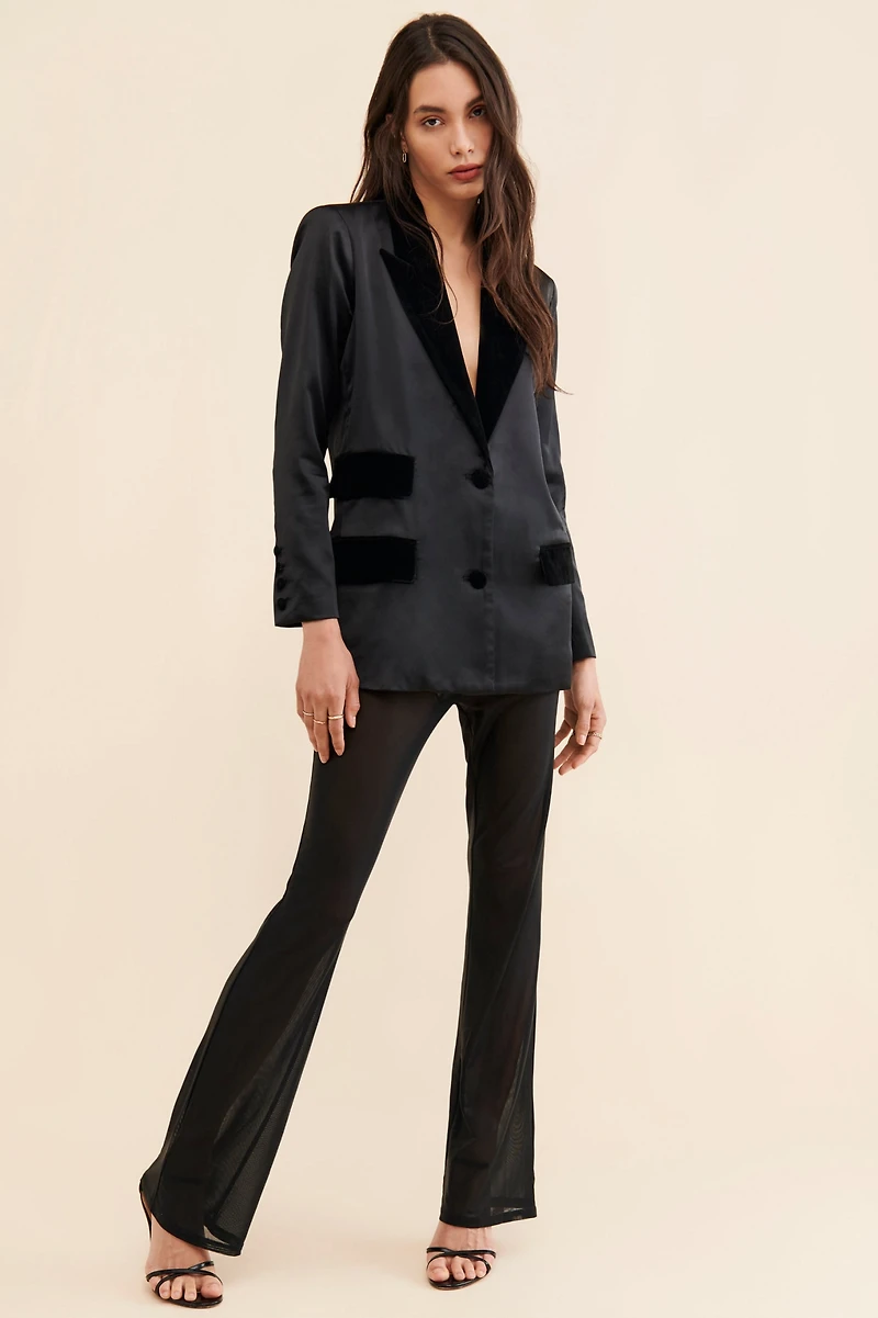 FRENCHMAUVE Flava Tuxedo Jacket