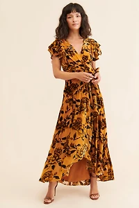 Hutch Zola Velvet Maxi Dress