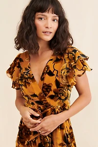 Hutch Zola Velvet Maxi Dress