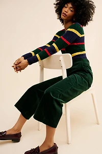 Polo Ralph Lauren Corduroy Wide-Leg Cropped Pants