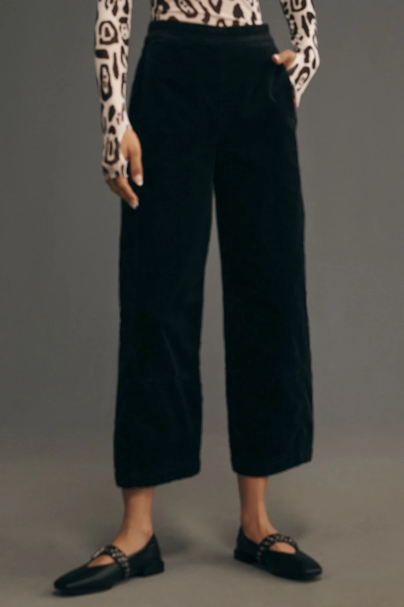 Pilcro The Izzie Relaxed Pull-On Barrel Pants: Corduroy Edition