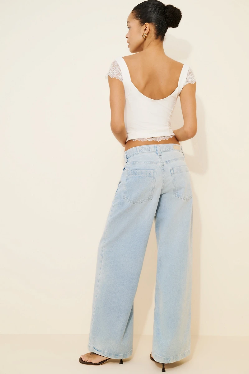 AG Jeans Stella High Waisted Wide Leg