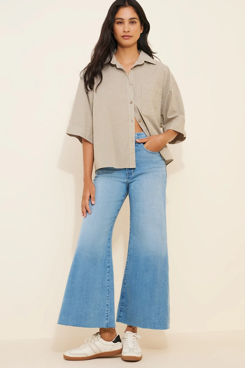Madewell Palazzo Stretch Wide-Leg Jeans