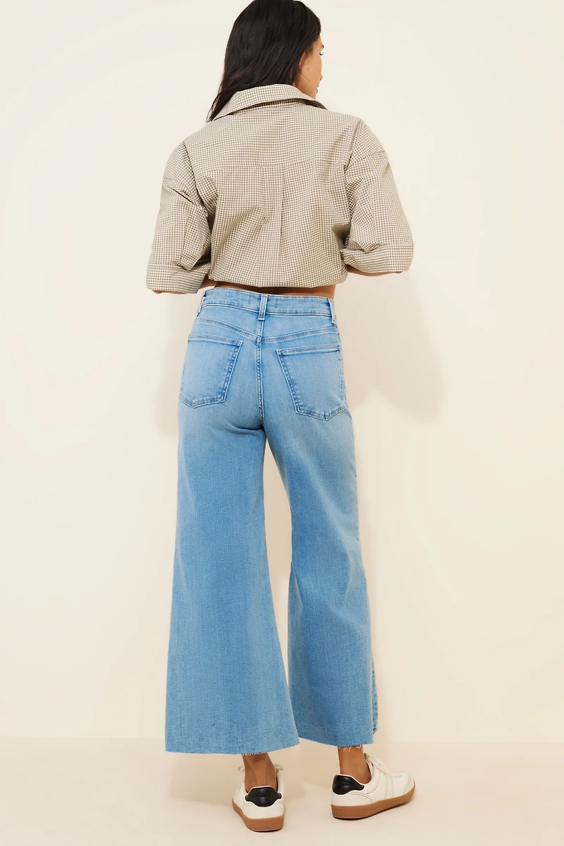 Madewell Palazzo Stretch Wide-Leg Jeans