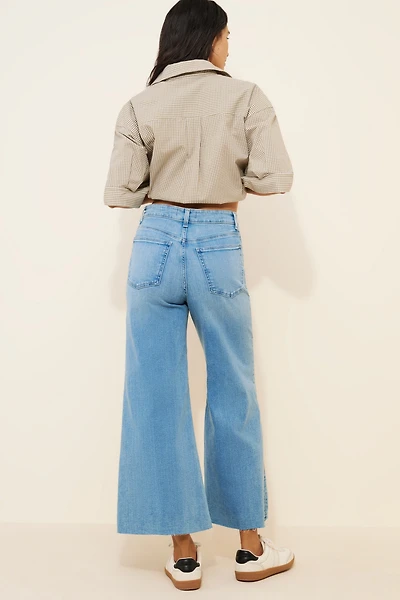 Madewell Palazzo Stretch Wide-Leg Jeans