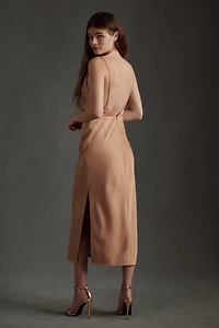 BHLDN August Satin Charmeuse Midi Dress