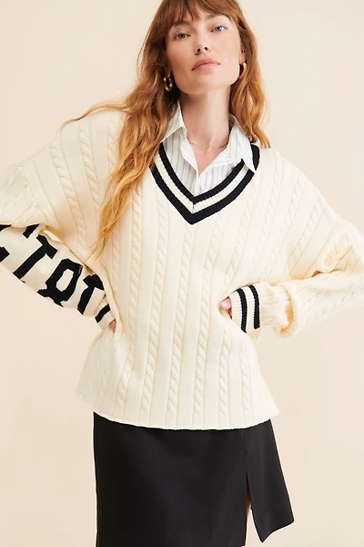 FRENCHMAUVE Pamela Oversized Sweater