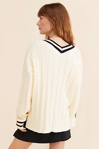 FRENCHMAUVE Pamela Oversized Sweater