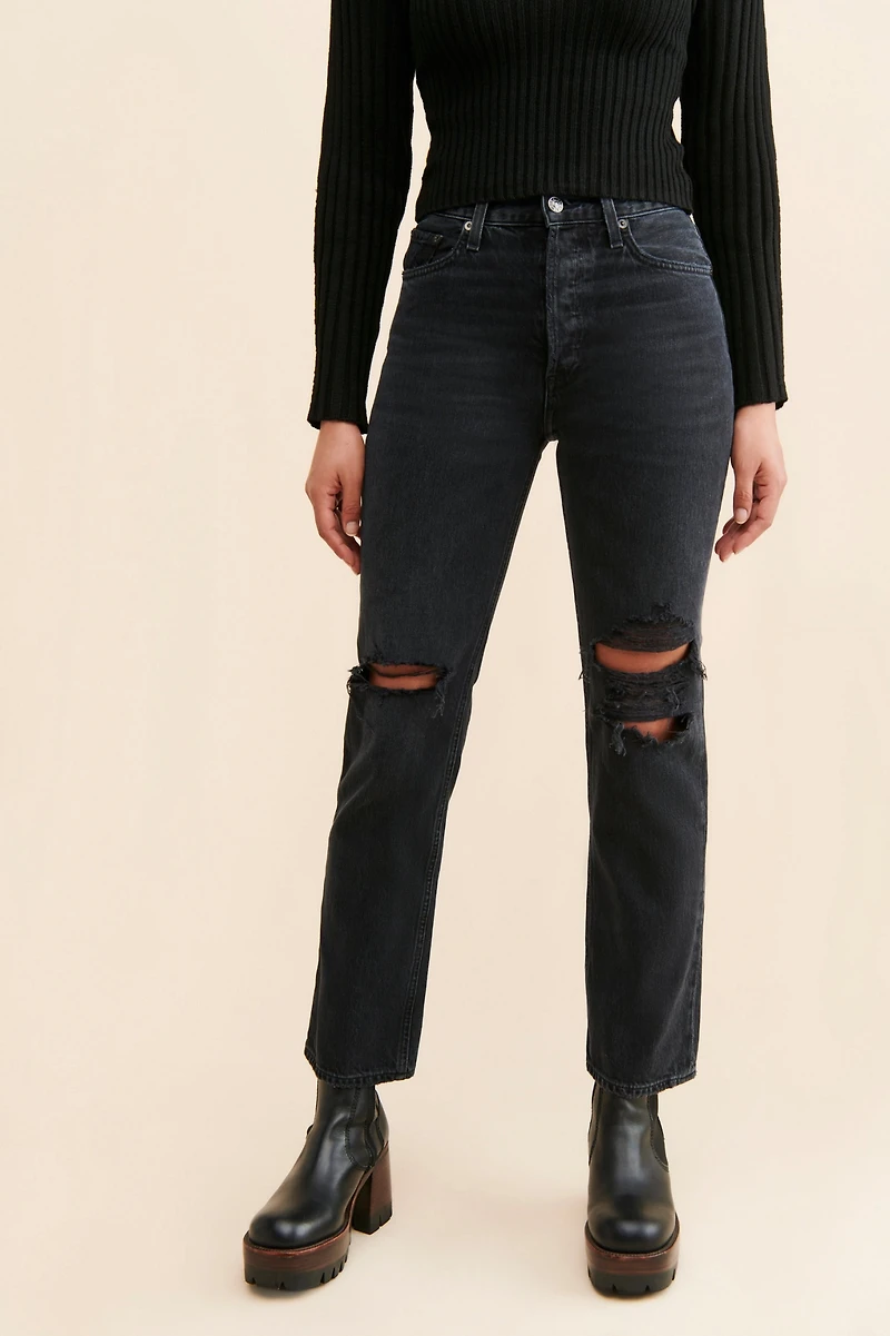 AGOLDE Lana Straight Leg Jeans