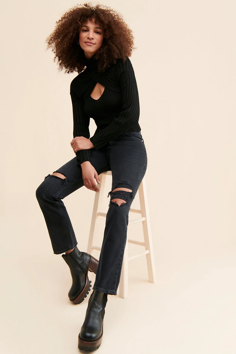 AGOLDE Lana Straight Leg Jeans