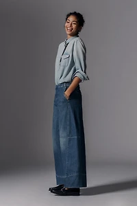 Pilcro Full Curve High-Rise Barrel Jeans