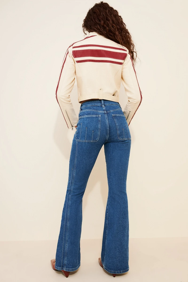 Warp + Weft Mia Flare Leg Jeans