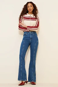Warp + Weft Mia Flare Leg Jeans
