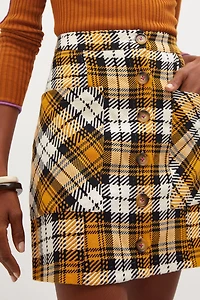 Maeve Plaid Mini Skirt