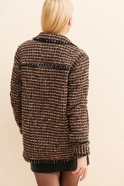 [BLANKNYC] Retrograde Tweed Shirt Jacket