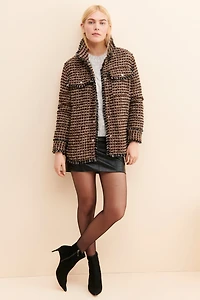 [BLANKNYC] Retrograde Tweed Shirt Jacket