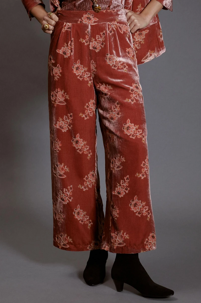 Hutch Floral Velvet Pants