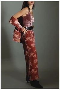 Hutch Floral Velvet Pants