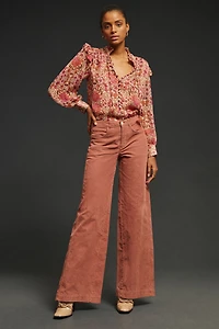 Pilcro The Gwen Wide-Leg Corduroy Pants
