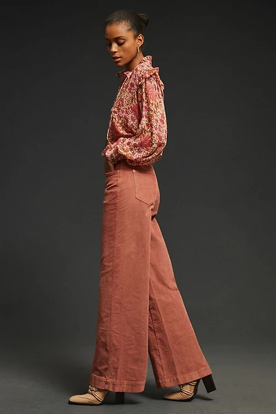 Pilcro The Gwen Wide-Leg Corduroy Pants