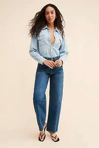 Citizens of Humanity Shay Denim Bodysuit