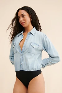 Citizens of Humanity Shay Denim Bodysuit