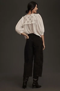 Pilcro Heritage Curve Mid-Rise Tapered Jeans