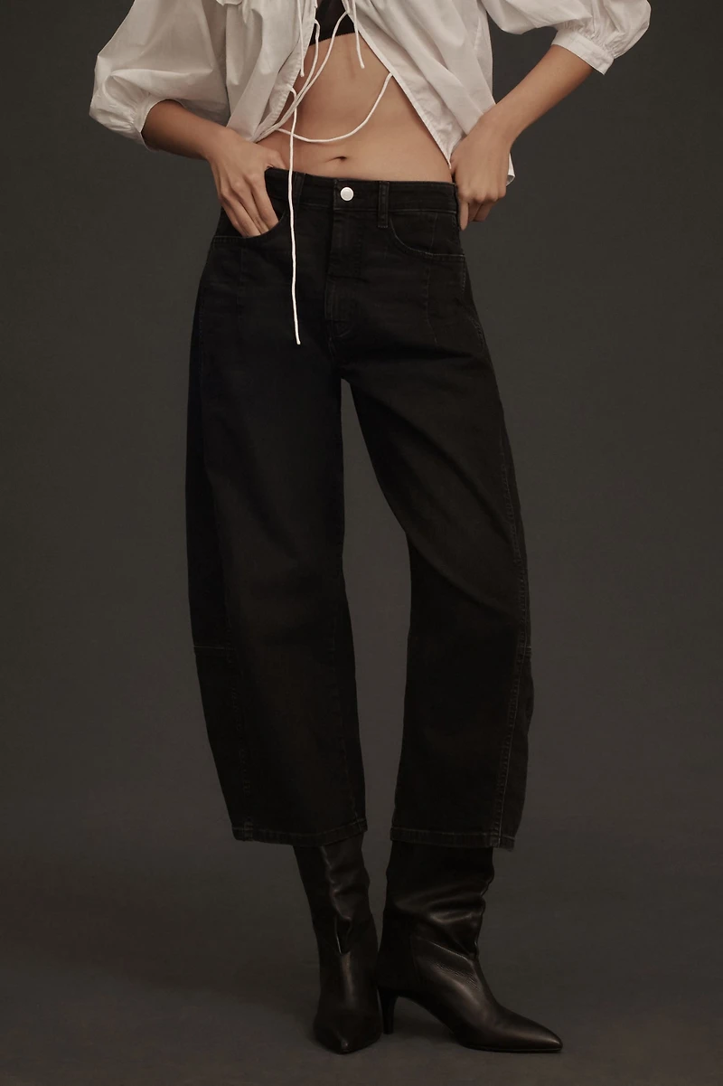Pilcro Heritage Curve Mid-Rise Tapered Jeans