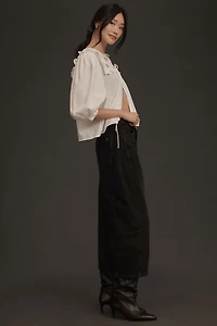 Pilcro Heritage Curve Mid-Rise Tapered Jeans