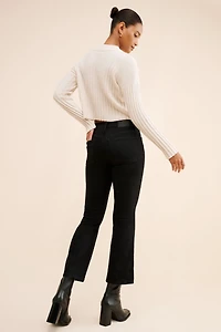 Madewell Mid-Rise Kickout Crop Jeans