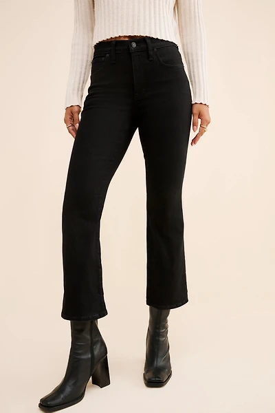 Madewell Mid-Rise Kickout Crop Jeans