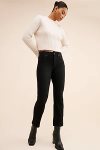 Madewell Mid-Rise Kickout Crop Jeans