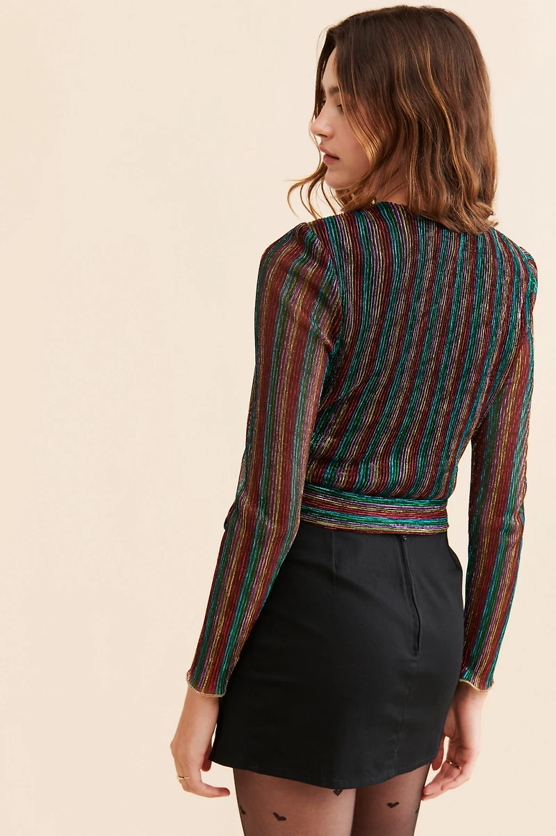 Saylor Yani Wrap Top