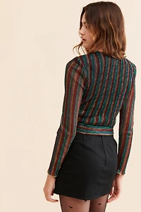 Saylor Yani Wrap Top
