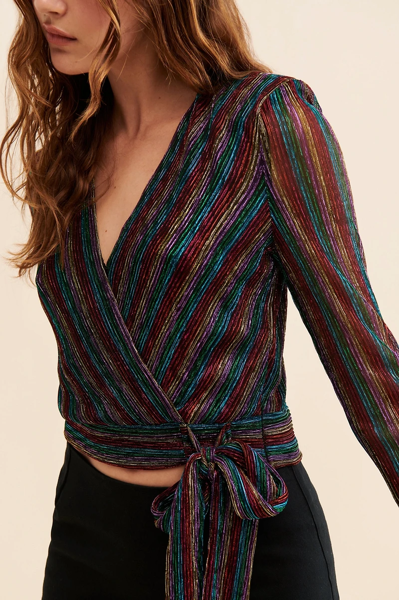 Saylor Yani Wrap Top