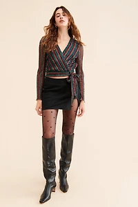 Saylor Yani Wrap Top