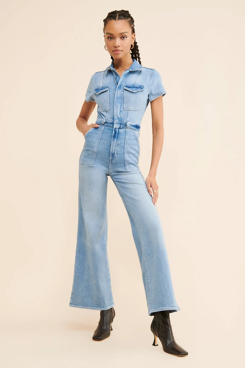 Good American Fit For Success Palazzo Jumpsuit