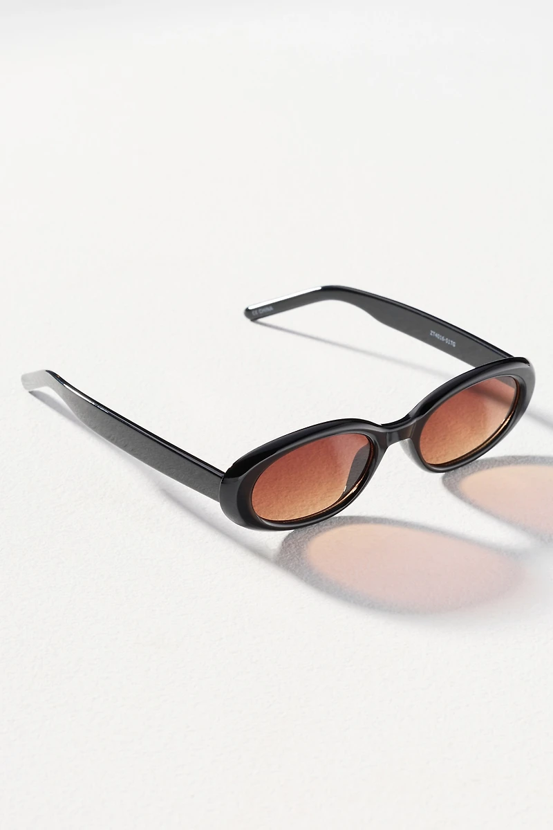Eyeking Slim Classic Oval Sunglasses