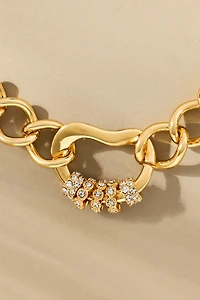 Chunky Link Lock Necklace