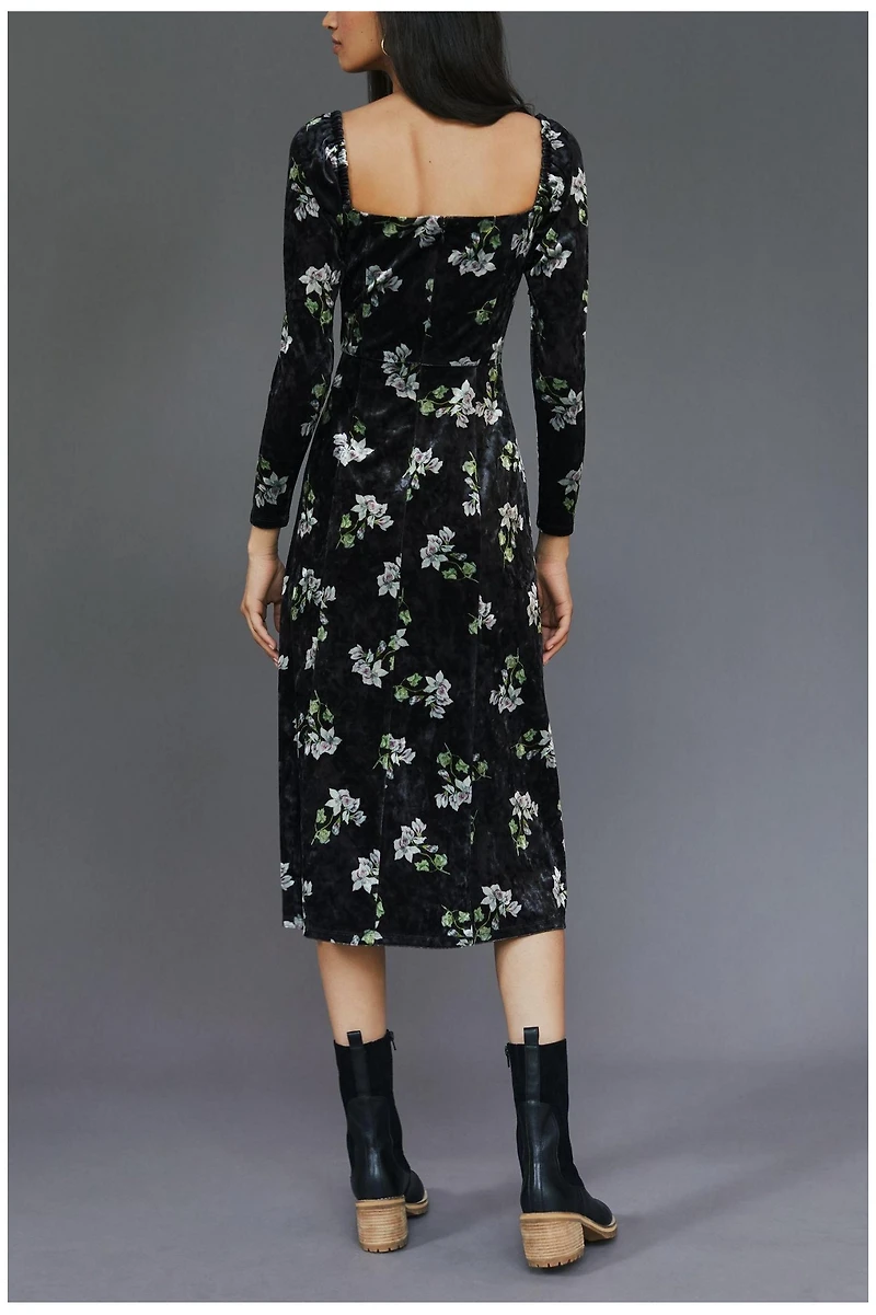 Hutch Velvet Midi Dress