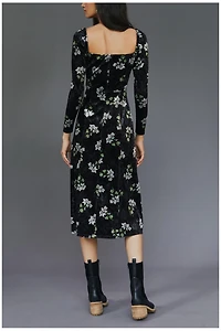 Hutch Velvet Midi Dress