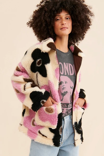 Damson Madder Flower Fleece Jacket