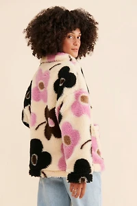 Damson Madder Flower Fleece Jacket