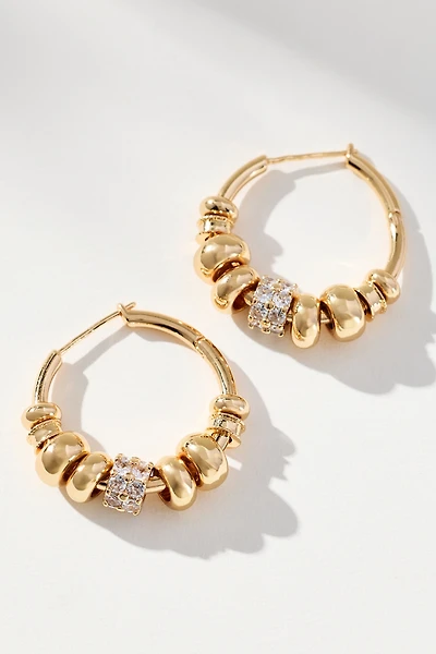 Shimmered Multi Hoop Earrings